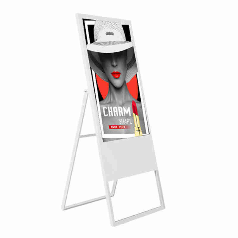 43-inch floor upstanding flexible anf foldable digital poster with android player for retail store