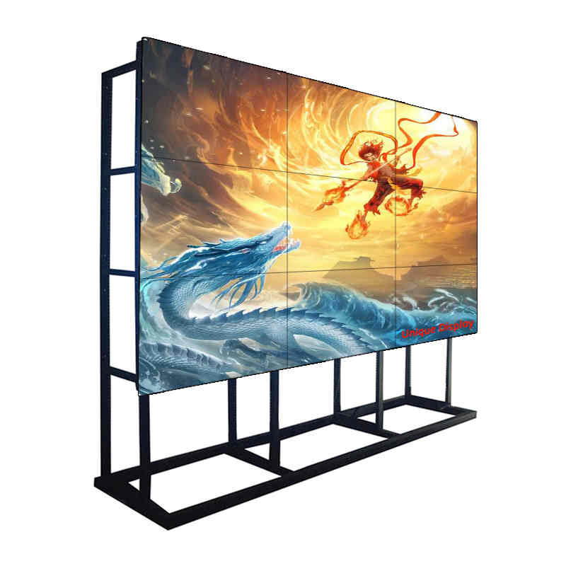 55 inch 0.88mm bezel 700 NIT LG LCD Video Walls System Monitor Display for Command Center,Shopping Mall , Chain Store control room